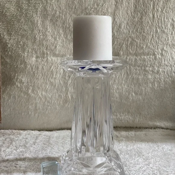 Vintage PARTYLITE Reversible Quad Crystal Candle Holder/Vase RETIRED - Picture 3 of 10